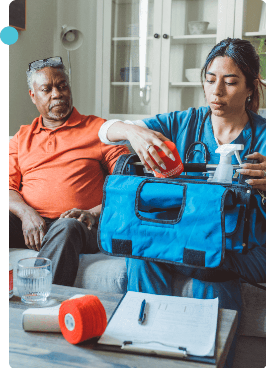 Healthcare Professional and Patient