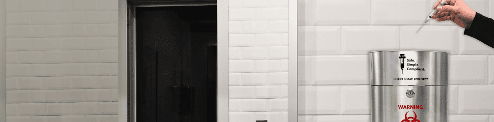 Sharps disposal in educational institution